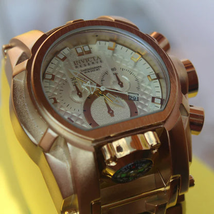 RELOJ INVICTA ZEUS TITANIO DORADO - EDICION LIMITADA